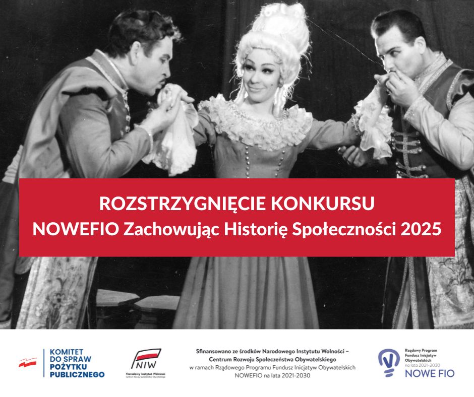 Rozstrzygnięcie konkursu NOWEFIO Zachowując Historię Społeczności 2025!